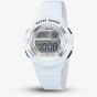 Lorus Unisex Sports Digital White Rubber Strap Watch R2383HX9