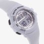Lorus Unisex Sports Digital White Rubber Strap Watch R2383HX9