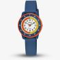 Lorus Boys Time Teacher White Dial Rubber Strap Watch RRX53JX9
