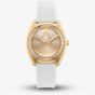Adidas Unisex Edition One White Sunray & Gold Logo Watch AOFH230122I
