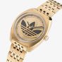 Adidas Unisex Edition One Gold Sunray & Black Logo Watch AOFH235092I