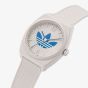Adidas Unisex Project Two White & Blue Logo Watch AOST230482I