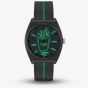 Adidas Project Two Black Green Resin Strap Watch AOST250402I