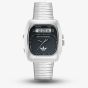 Adidas Retro Wave Three Silver Square Dial Watch AOSY250132I