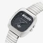 Adidas Retro Wave Three Silver Square Dial Watch AOSY250132I