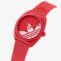 Adidas Project Three Red Strap Watch AOST260432I