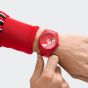 Adidas Project Three Red Strap Watch AOST260432I