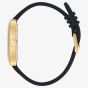 Adidas Retro Wave One Gold Tone Black Strap Watch AOSY260012I