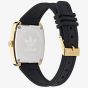 Adidas Retro Wave One Gold Tone Black Strap Watch AOSY260012I