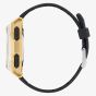 Adidas City Tech Six Gold Tone Black Strap Watch AOFH260142I