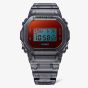 Casio G-Shock Core Grey Transparent Orange Digital Watch DW-5600TLS-8ER