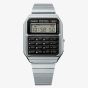 Casio Silver & Black Calculator Digital Display Watch CA-500WE-1AEF