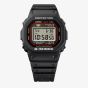 Casio G-Shock Mens Origin Revival Black Rubber Digital Display Watch DW-5000R-1AER