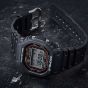 Casio G-Shock Mens Origin Revival Black Rubber Digital Display Watch DW-5000R-1AER