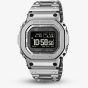 Casio Mens G-Shock Full Metal Origin 5000 Series Silver Digital Solar Bracelet Watch GMW-BZ5000D-1ER