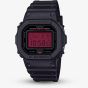 Casio Mens G-Shock Black & Red Digital Watch DW-5600BBR-1ER