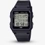 Casio Unisex Black Square Worldmap Digital Watch LF-30W-1AEF