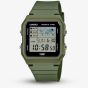 Casio Unisex Green Square Worldmap Digital Watch LF-30W-3AEF