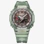 Casio Mens G-Shock Coca-Cola Green Plastic Dual Display Watch GA-2100CC-3A
