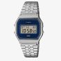 Casio Limited Edition Vintage Blue Seigaiha Pattern Digital Watch A159WEVJ-2