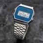 Casio Limited Edition Vintage Blue Seigaiha Pattern Digital Watch A159WEVJ-2