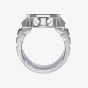 Casio 50th Anniversary Stainless Steel Silver Digital Ring Watch CRW-001-1ER