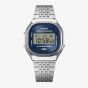 Casio Vintage Blue Dial Bracelet Watch A140WE-2AEF