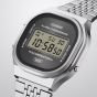Casio Vintage Grey Dial Bracelet Watch A140WE-8AEF