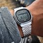 Casio Vintage Grey Dial Bracelet Watch A140WE-8AEF