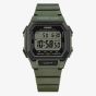 Casio Mens Khaki Rub Sw Digi Dl Watch W-738H-3AVEF