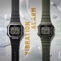 Casio Mens Khaki Rub Sw Digi Dl Watch W-738H-3AVEF