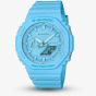 Casio G-Shock One Tone Blue Rubber Dual Display Watch GA-2100-2A2ER