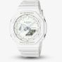 Casio G-Shock One Tone White Rubber Watch GA-2100-7A7ER