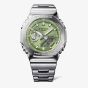 Casio G-Shock Metallic Green Dual Display Watch GM-2110D-3AER