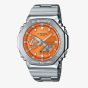 Casio G-Shock Metallic Orange Dual Display Watch GM-2110D-4AER