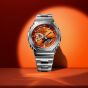 Casio G-Shock Metallic Orange Dual Display Watch GM-2110D-4AER