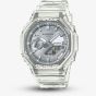Casio Unisex G-Shock Metallic Silver Dual Display Watch GA-2100BM-7A8ER