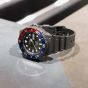 Casio Black Classic Blue & Red Bezel Watch MRW-230H-1E2VEF