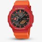 Casio G-Shock Charles Darwin Foundation 2100 Series Red Solar Strap Watch GA-B2100DF-4AER