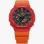 Casio G-Shock Charles Darwin Foundation 2100 Series Red Solar Strap Watch GA-B2100DF-4AER