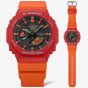 Casio G-Shock Charles Darwin Foundation 2100 Series Red Solar Strap Watch GA-B2100DF-4AER