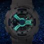Casio Mens G-Shock Marvel Studios Fantastic Four White Dual Display Watch GA-110HDS-7AER