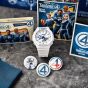 Casio Mens G-Shock Marvel Studios Fantastic Four White Dual Display Watch GA-110HDS-7AER