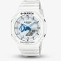 Casio Mens G-Shock Marvel Studios Fantastic Four White & Blue Dial Watch GA-2100HDS-7AER