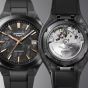 Casio Mens Edifice Automatic Forged Carbon Black Resin Strap Watch EFK-200XPB-1AER