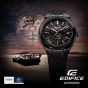 Casio Mens Edifice Automatic Forged Carbon Black Resin Strap Watch EFK-200XPB-1AER