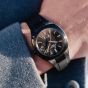 Casio Mens Edifice Automatic Forged Carbon Black Resin Strap Watch EFK-200XPB-1AER