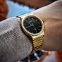 Casio Mens Gold Plated Black Dial Bracelet Watch MQ-24GA-1AEF