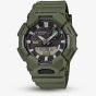 Casio Mens G-Shock Dual Display Green Plastic Strap Smart Watch GA-B010-3AER