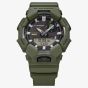 Casio Mens G-Shock Dual Display Green Plastic Strap Smart Watch GA-B010-3AER